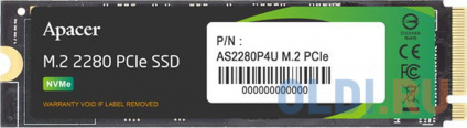  SSD  Apacer AS2280P4U 2 Tb PCI-E 3.0 x4 AP2TBAS2280P4U-1  