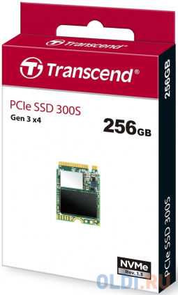    SSD M.2 2230 Transcend 256GB MTE300S &lt;TS256GMTE300S&gt; (PCI-E 3.0 x4, up to 2000/950Mbs, 3D NAND, 100TBW, NVMe 1.3, 2230mm)  -