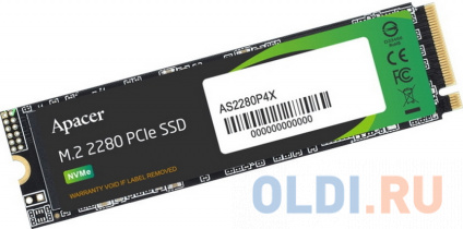  SSD  Apacer AS2280P4 2 Tb PCI-E 3.0 x4  