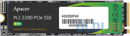  SSD  Apacer AS2280P4 1 Tb PCI-E 3.0 x4 AP1TBAS2280P4X-1  --