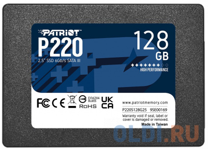 SSD  Patriot P220 128 Gb SATA-III  -