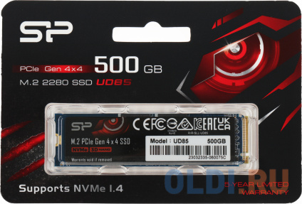  SSD  Silicon Power UD85 500 Gb PCI-E 4.0 4  