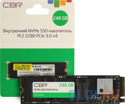 SSD  CBR Lite 240 Gb PCI-E 3.0 x4  