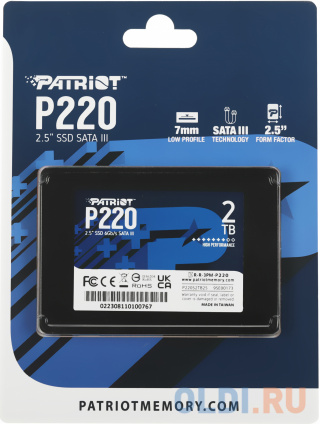  SSD  Patriot P220 2 Tb SATA-III  