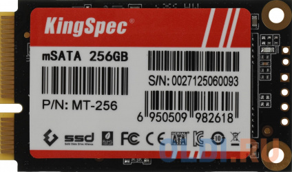  SSD  Kingspec MT-256 256 Gb mSATA  