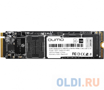 SSD  QUMO Novation 256 Gb PCI-E 3.0 x4  -