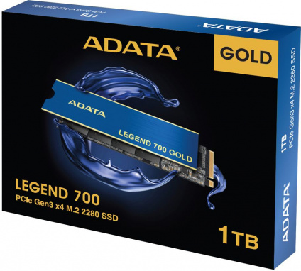  SSD  ADATA Legend 700 Gold 1 Tb PCI-E 3.0 x4  -