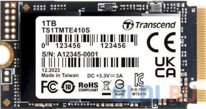  SSD  Transcend MTE410S 1 Tb PCI-E 3.0 x4  -