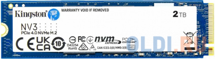  SSD  Kingston NV3 2 Tb PCI-E 3.0 x4   