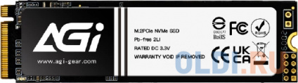  SSD  AGI AI198 256 Gb PCI-E 3.0 x4  