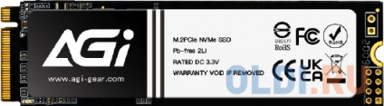  SSD  AGI AI198 256 Gb PCI-E 3.0 x4   