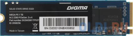  SSD  Digma Mega P5 1 Tb PCI-E 3.0 x4  