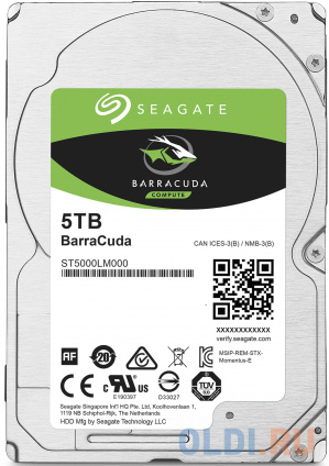      2.5&quot; 5Tb 5400rpm 128Mb cache Seagate Mobile Barracuda Guardian SATAIII ST5000LM000  -