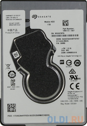    2.5" 1Tb Seagate ST1000LM035  