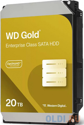    Western Digital 3.5&amp;quot; 20TB WD202KRYZ Gold SATA3, Cache 291MB, 7200 rpm  -