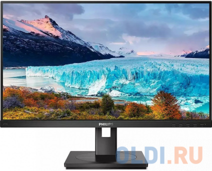   LCD 27'' [16:9] 19201080(FHD) IPS, nonGLARE, 75 Hz, 300 cd/m2, H178/V178, 1000:1, 50:1, 16.7M, 4ms, VGA, DVI, HDMI, DP, USB-Hub, Height adj, Pivot, Tilt, Swivel, Speakers, 3Y, Black  