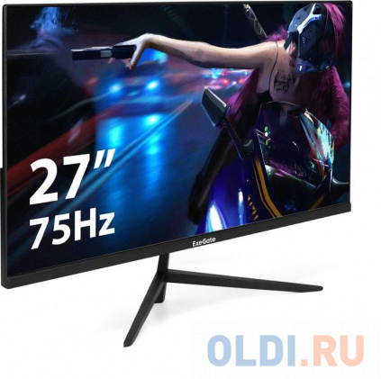  LCD ExeGate 27&quot;EZ2700A ProSmart {IPS 1920x1080 75Hz 5ms 250cd 1000:1 178/178 D-Sub HDMI1.4 VESA} [EX296283RUS]  