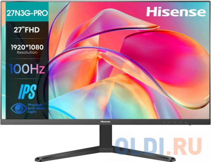   Hisense 27&quot; 27N3G-PRO  IPS LED 5ms 16:9 HDMI 250cd 178/178 1920x1080 100Hz VGA FHD  