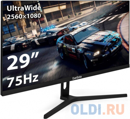      29&quot; ExeGate SmartView ES1500 (IPS LED Grade A+, 2560x1080@75, 21:9, 300cd/m2, 1000:1, 178/178, 1ms, HDMI, DisplayPort, USB, -, RGB-, FreeSync, Flicker-free, Low Blue Light,  HDMI 1.5, VESA,   
