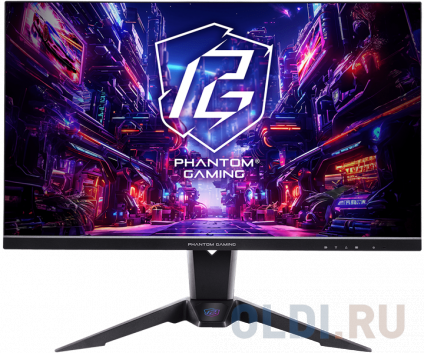  ASROCK 27&quot; PG27QFT2A 2560X1440 1 ms MPRT 400 cd 180 Hz VESA DisplayHDR400 DP HDMI*2 Swivel HAS Black  -