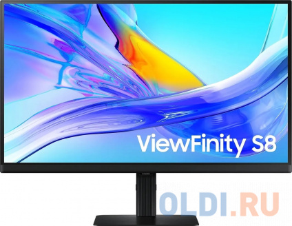  Samsung 27&quot; ViewFinity S8 S27D804UAI IPS LED 16:9 3840x2160x60Hz 5ms 350cd 1000:1 178/178 1,07  DP; HDMI; USB-C (90 ); USB3.0x3;Tilt; Swiv; HAS; Pivot; VESA; Black  