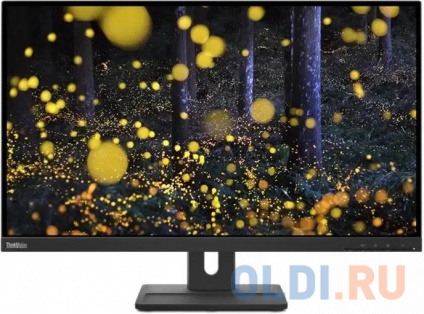  Lenovo 27&quot; E27q-20 Black, 16:9, IPS, 2560 x 1440, 4ms, 350cd, 75Hz, 1xHDMI, 1xDP, SPK, HAS   