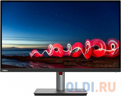   Lenovo 27&quot; T27h-30 Black/Red, 16:9,IPS, 2560x1440, 4ms, 350cd, 60Hz, 1xHDMI, 1xDP, USB-C, 4xUSB, LAN, HAS  -