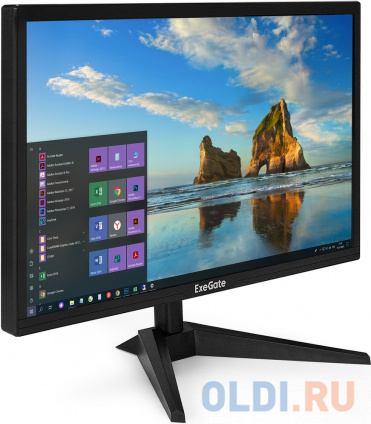   21.5&quot; ExeGate EB2200A (VA LED Grade A+, FHD, 1920x1080@75, 16:9, 200cd/m2, 3000:1, 178/178, 5ms, D-Sub, HDMI, Flicker-free, Low Blue Light,  HDMI 1.5, VESA 75x75,   (tilt), )  