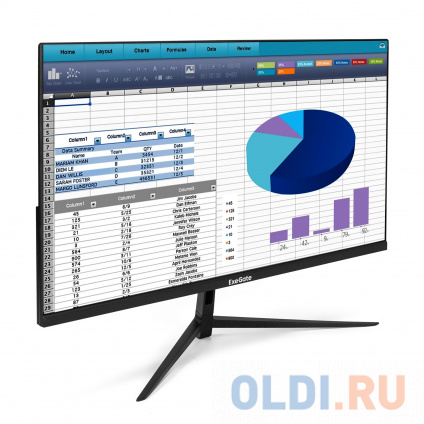   23.8&quot; 100  ExeGate SuperView EH2407 (IPS LED Grade A+, FHD, 1920x1080@100, 16:9, 250cd/m2, 1000:1, 178/178, 5ms, D-Sub, HDMI, FreeSync, Flicker-free, Low Blue Light,  HDMI 1.5, VESA 75x75,   (tilt), )  -