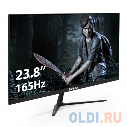      23.8&quot; 165  ExeGate Combat EG2407CA (IPS LED Grade A+, FHD, 1920x1080@165, 16:9, 300cd/m2, 1000:1, 178/178, 1ms, Speakers, HDMI, DisplayPort, audio-out, USB, Flicker-free, FreeSync, Low Blue Light,  HDMI 1.5, VESA 75x75  