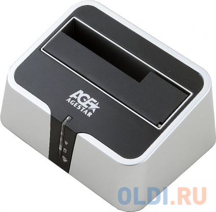   USB 3.0, 2,5"/3,5" SATA HDD AgeStar 3CBT2-6G (SILVER) USB3.0+eSATA, , ,  