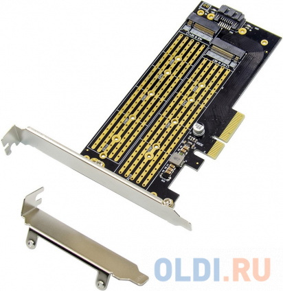  ORIENT C301E,  PCI-Ex4-&gt;NGFF (M.2) M-key PCI-E SSD + SATA-&gt;NGFF (M.2) B-key SSD,  2230/2242/2260/2280/22110, SATA   2     (31129)  -