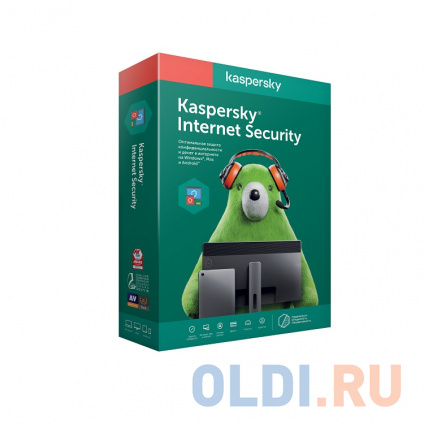    Kaspersky Internet Security Multi-Device Russian Edition. 2-Device 1 year Base Box (KL1941RBBFS)   