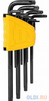     TORX  Deli DL234209H 9   CR-V. : T10,T15,T20,T25,T27,T30,T40,T45,T50,    