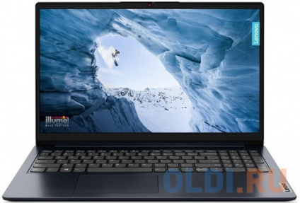   15.6&quot; HD LENOVO IdeaPad 1 blue (Cel N4020/8Gb/256Gb SSD/VGA int/noOS) ((82V700DMPS))   