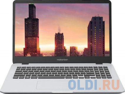  / Maibenben B115B 15.6&quot;(1920x1080 () IPS)/AMD Ryzen 5 5500U(2.1Ghz)/8192Mb/512PCISSDGb/Int:AMD Radeon/Cam/BT/WiFi/49WHr/war 2y/1.65kg/Silver/Win11Pro + Screen 60Hz, 16:9  