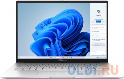   ASUS Zenbook 14 Ultra 7 155H/16Gb/SSD1Tb/14.0&amp;quot;/OLED/FHD/Win11H/silver (90NB11R2-M00ZV0)  