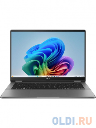  ASUS Vivobook 14 Flip TP3407SA-QL055W Intel Core Ultra 7 256V/16GB LPDDR5X 16GB/1TB SSD/Intel Arc Graphics/14&quot; OLED WUXGA (1920 x 1200) TOUCH WiFi 7+BT 5.4/ WIN11 HOME/1.33 kg/Matte Gray/Stylus  