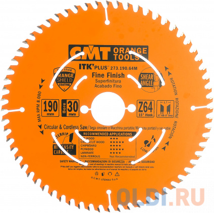      (190x30/20/16x1,7/1,1 ; Z64) CMT 273.190.64M  