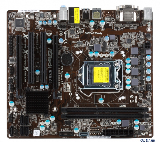 Обзор asrock b75m gl