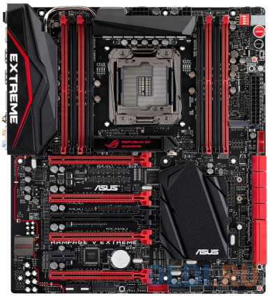  .  ASUS RAMPAGE V EXTREME/U3.1 Socket 2011-3 X99 4xDDR4 5xPCI-E 16x 1xPCI-E 1x 12xSAT  
