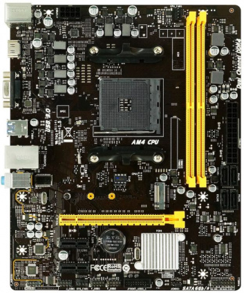    BIOSTAR B450MH Socket AM4 AMD B450 2xDDR4 1xPCI-E 16x 2xPCI-E 1x 4 mATX Retail  