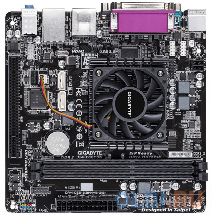    GigaByte GA-E6010N   AMD 2xDDR3 1xPCI 2 mini-ITX Retail  