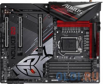    GigaByte Z490 AORUS ULTRA G2 Socket 1200 Z490 4xDDR4 3xPCI-E 16x 6 ATX Retail  