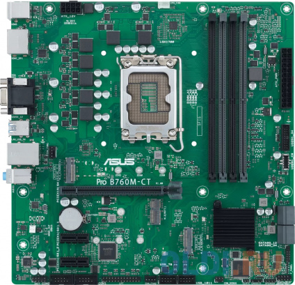  ASUS PRO B760M-CT-CSM, LGA1700, B760, 4*DDR5, VGA+HDMI+2xDP, 4xSATA3 + RAID, 2xM2, Audio, Gb LAN, USB 3.2, USB 2.0, mATX; 90MB1DY0-M0EAYC  --