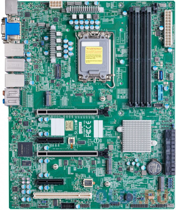  Supermicro Motherboard MBD-X13SAE-F-B W680 LGA1700 No Memory 12th Generation Intel Core i3/i5/i7/i9 Processors, Single Socket LGA-1700 supported, CPU TDP supports Up to 125W TDP Intel W680 2 PCI-E 5.0 x16 slots (16/NA or 8/8)2 PCI-E 3.0 x4 1 - 5V PCI  