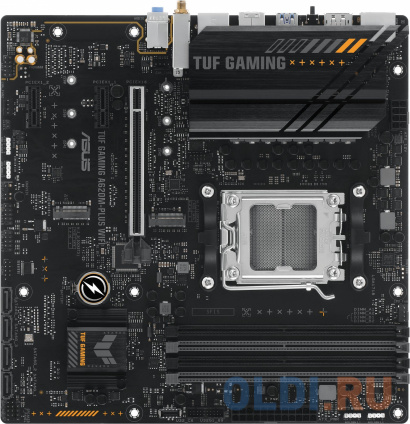    Asus TUF GAMING A620M-PLUS WIFI SocketAM5 AMD A620 4xDDR5 mATX AC`97 8ch(7.1) 2.5Gg RAID+HDMI+DP   