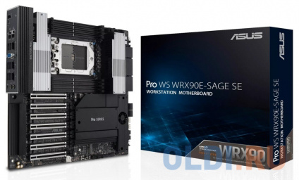  ASUS PRO WS W790E-SAGE SE, AMD WRX90, 8*DDR5, 4*SATA, 4*M.2, 2 x SlimSAS, 6*USB 3.2, 1*USB 2.0, 2*Type-C,7*PCIx16, VGA, CEB; 90MB1FW0-M0EAY0  -