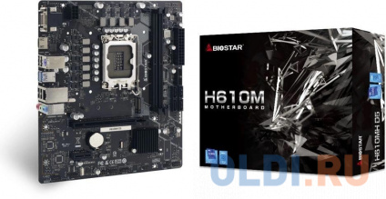    Biostar H610MH D5 Soc-1700 Intel H610 2xDDR5 mATX AC`97 8ch(7.1) GbLAN RAID+VGA+HDMI  -