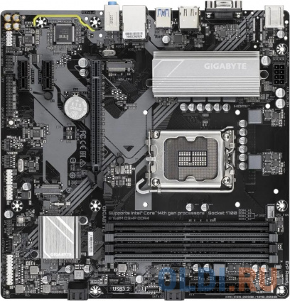  GIGABYTE B760M D3HP DDR4, LGA1700, B760, 4*DDR4, 4*SATA, 2*M.2, 3*USB 3.2, 2*USB 2.0, 1*PCIx16, 2*PCIx1, D-Sub+HDMI+DP, mATX  